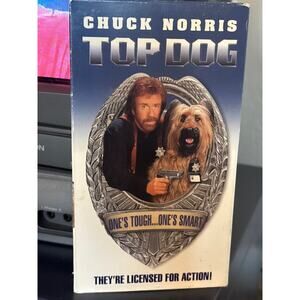 Chuck Norris - Top Dog - VHS - 1995 - PG-13